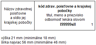 pečiatka - vzor