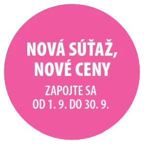 Nová súťaž, nové ceny! Zapojte sa od 1. do 30. 9.