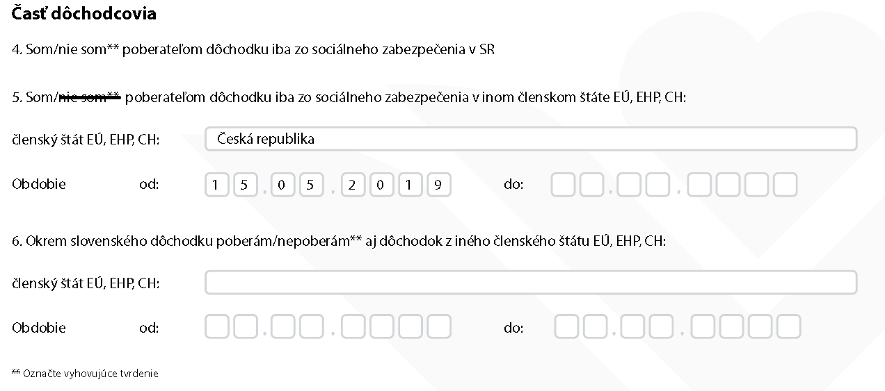 príklad 5 - časť dôchodcovia