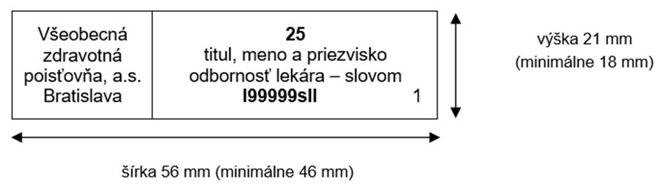 grafické zobrazenie vzoru pečiatky