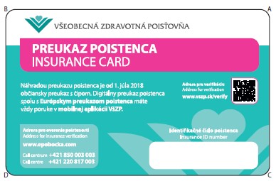 Obojstranný plastový preukaz zadná strana 2025