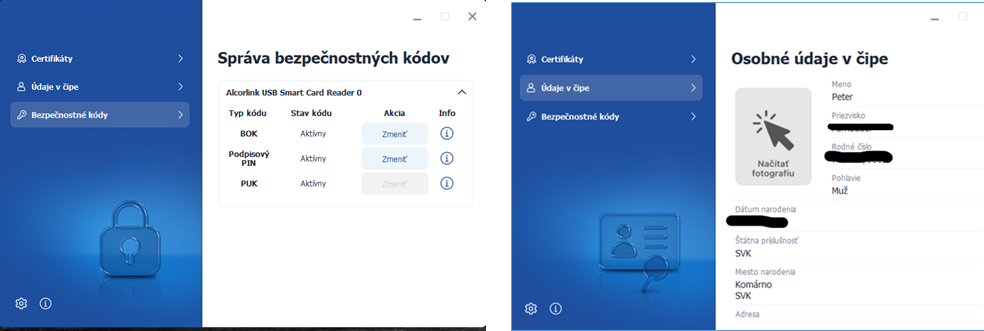 Stiahnutie eID klienta
